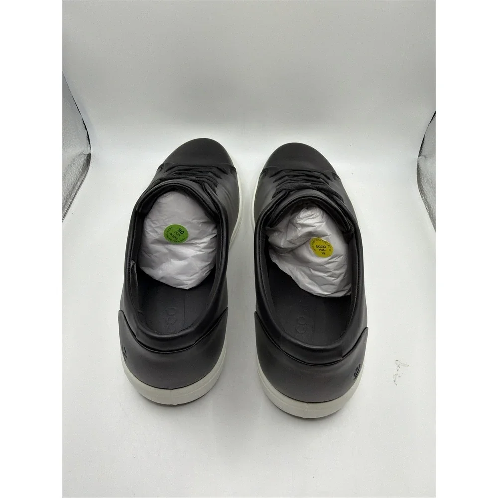 ECCO Soft‎ 7 Black Mens Casual Sneaker size 8-8.5. New